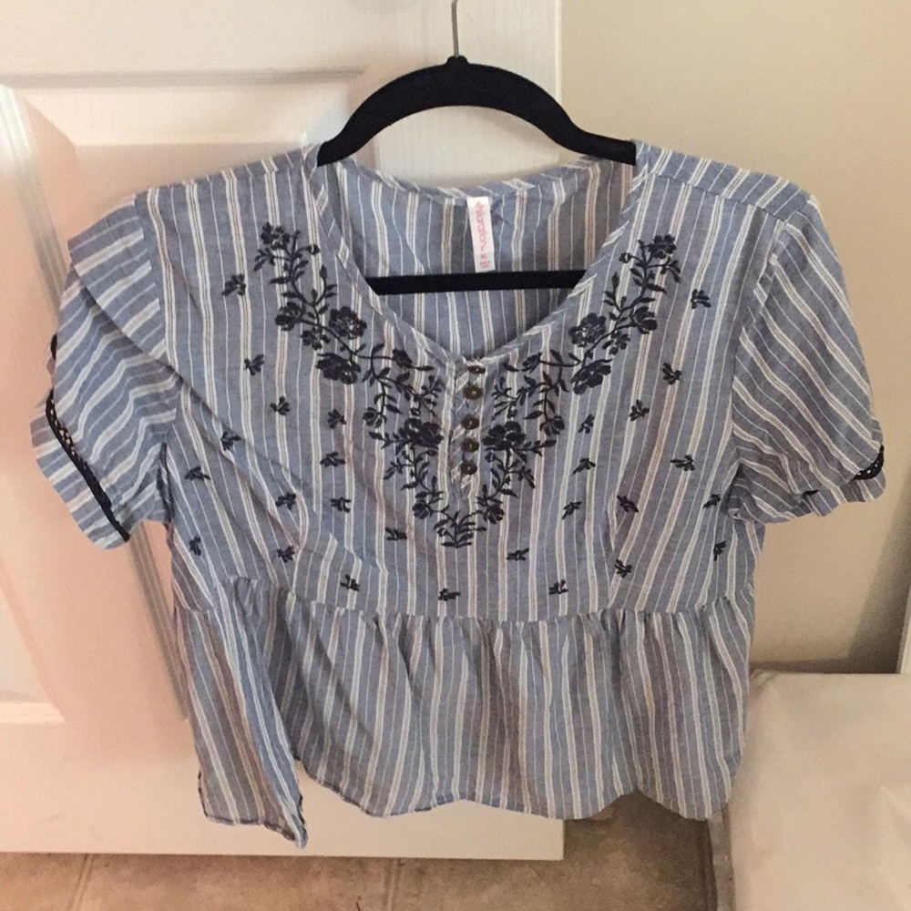 Stripped blouse from target